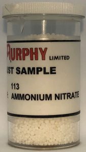 Ammonium Nitrate Dust